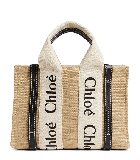 chloe mini woody tote